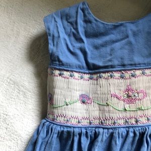Kids Tea Party Smocked dress